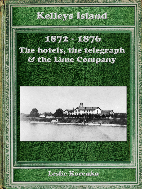 Kelleys Island Front Book Cover in Green Theme