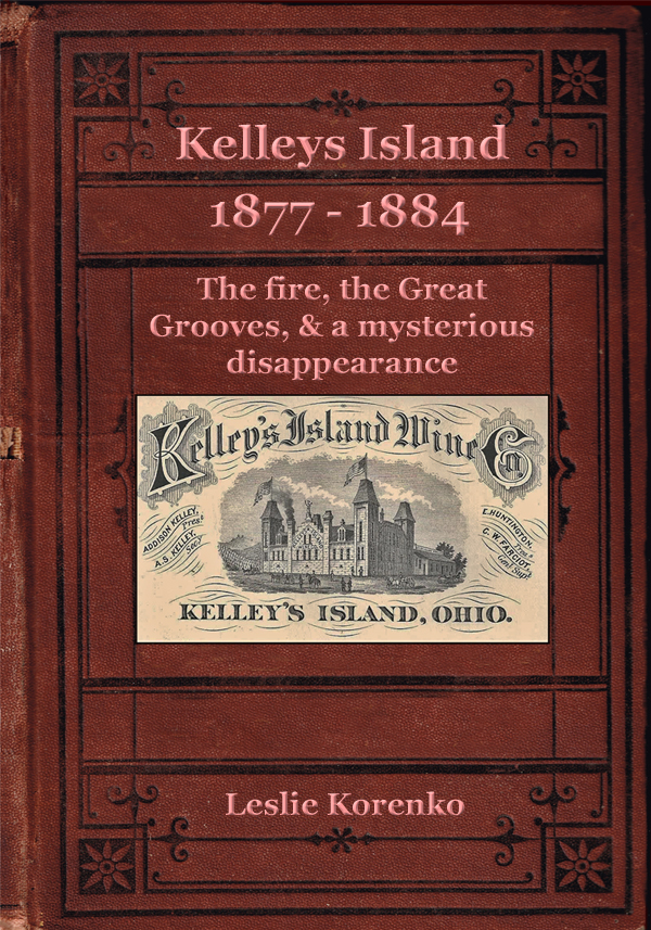 Kelleys Island Front Book Cover in Brown Theme