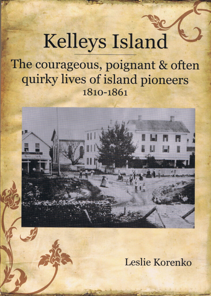 Kelleys Island Book Front Cover With Quote